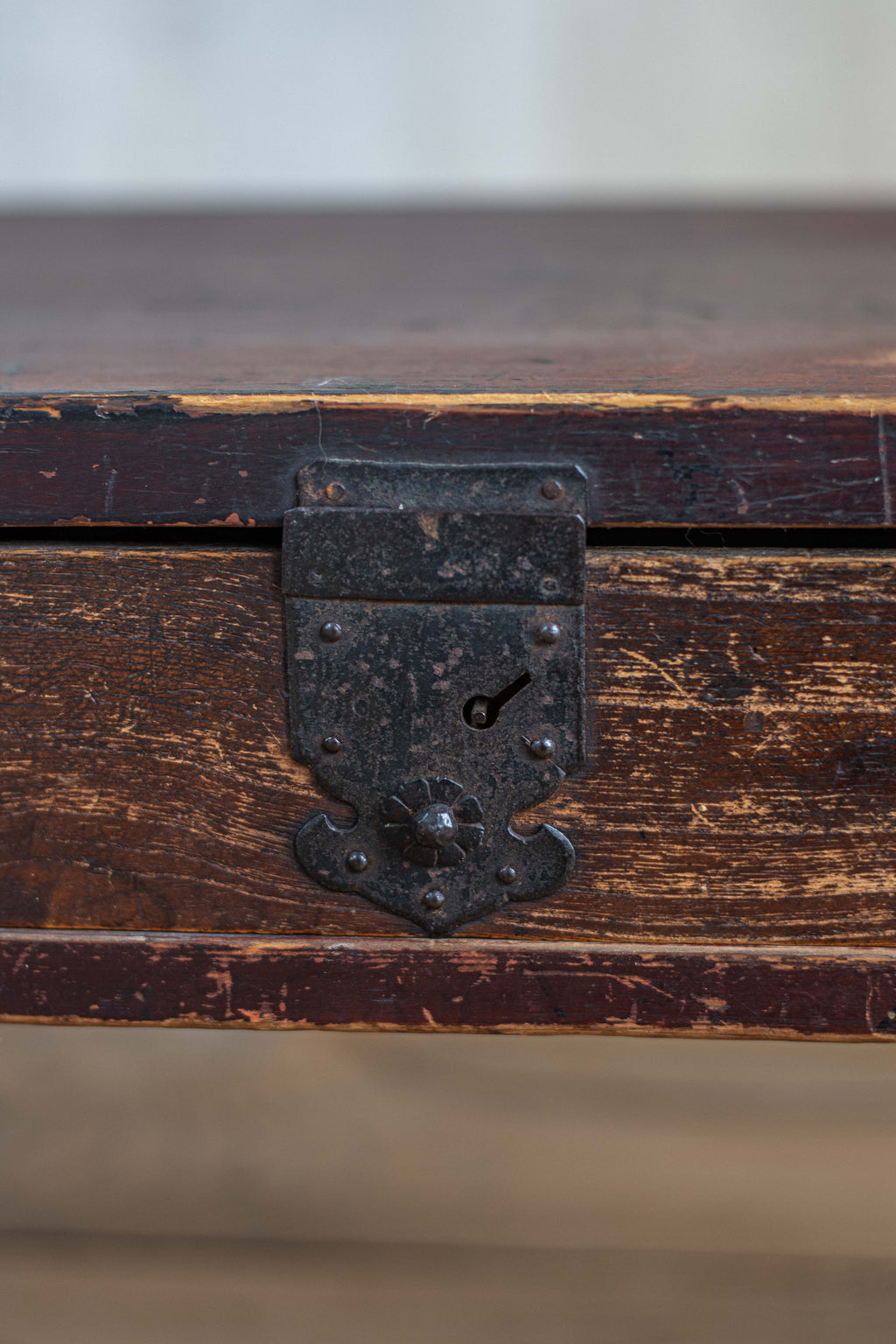 Antique Japanese Lacquered Writing Desk