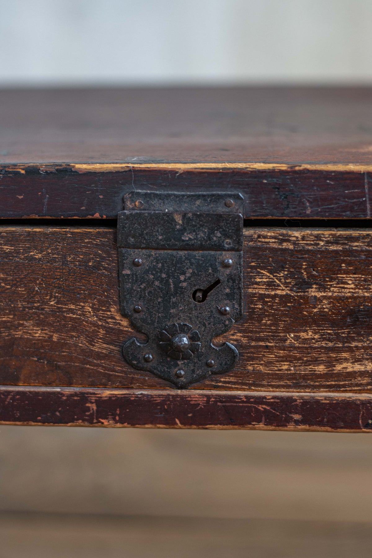 Antique Japanese Lacquered Writing Desk