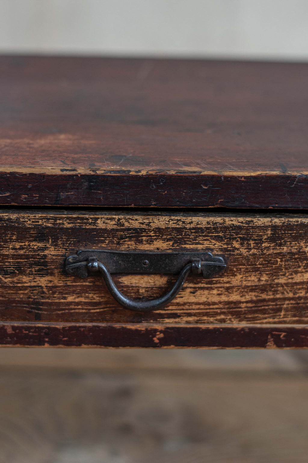 Antique Japanese Lacquered Writing Desk