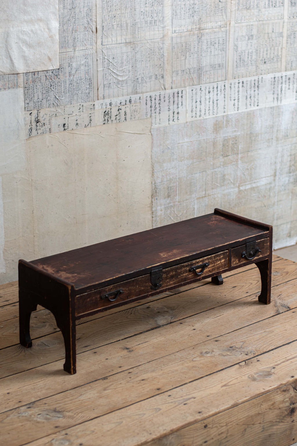Antique Japanese Lacquered Writing Desk