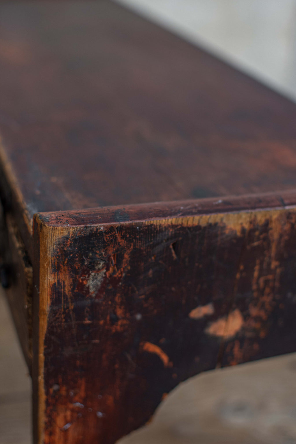 Antique Japanese Lacquered Writing Desk