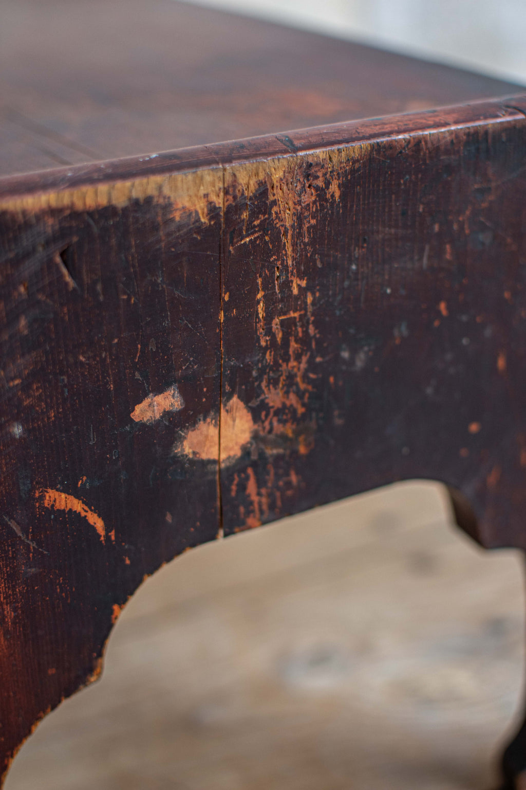 Antique Japanese Lacquered Writing Desk