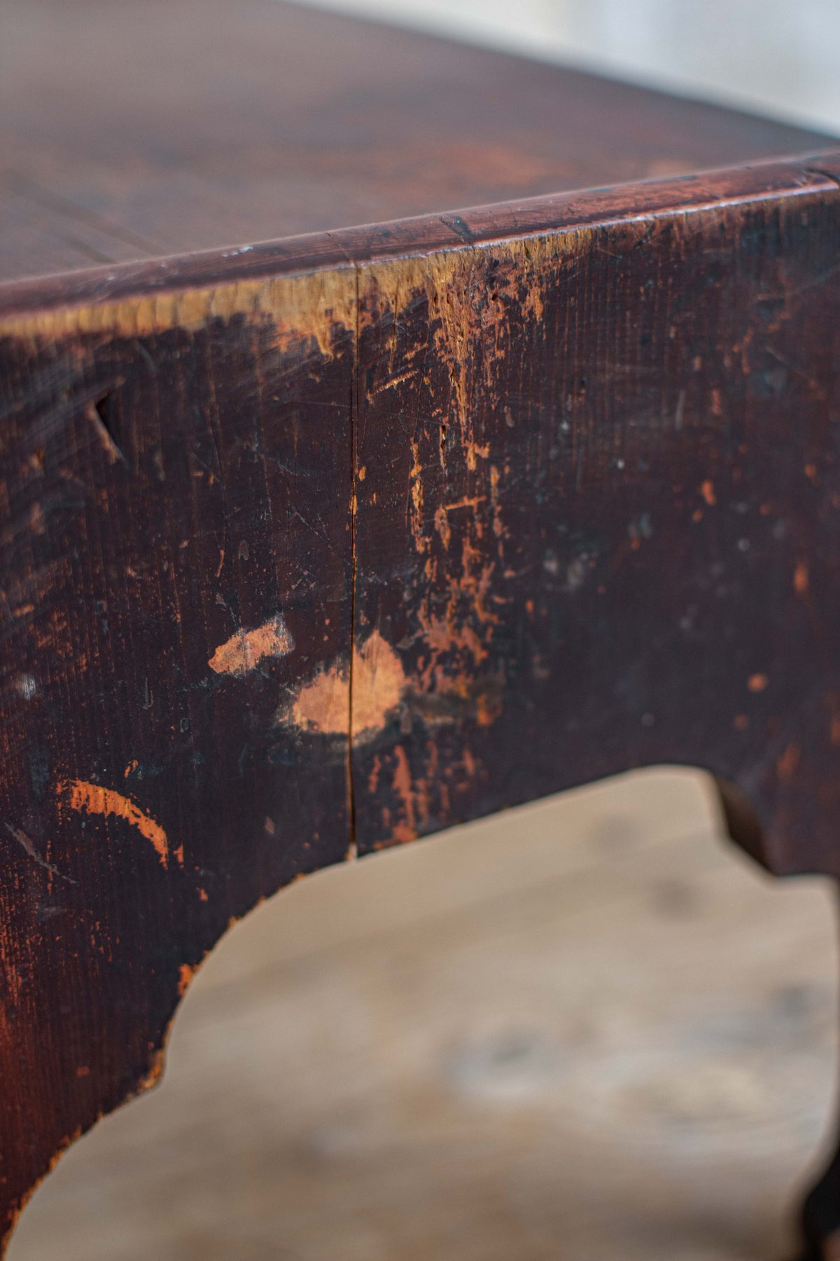 Antique Japanese Lacquered Writing Desk