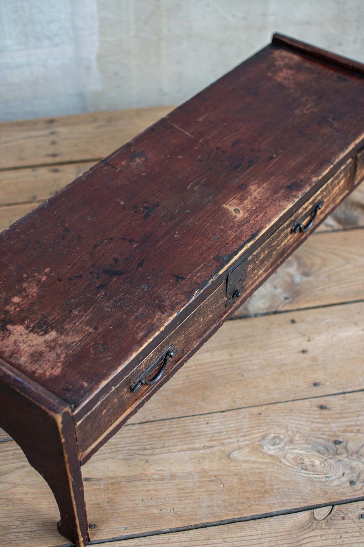 Antique Japanese Lacquered Writing Desk