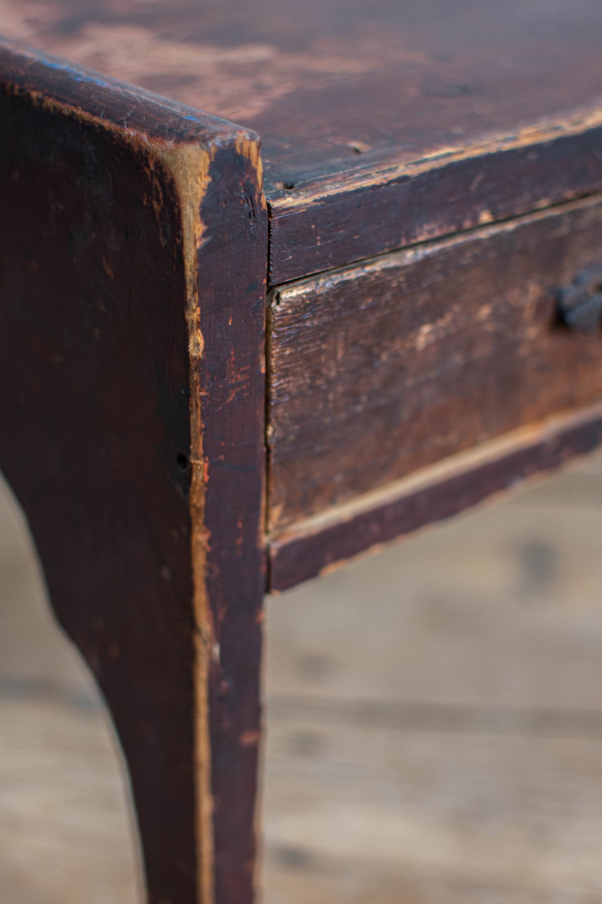 Antique Japanese Lacquered Writing Desk