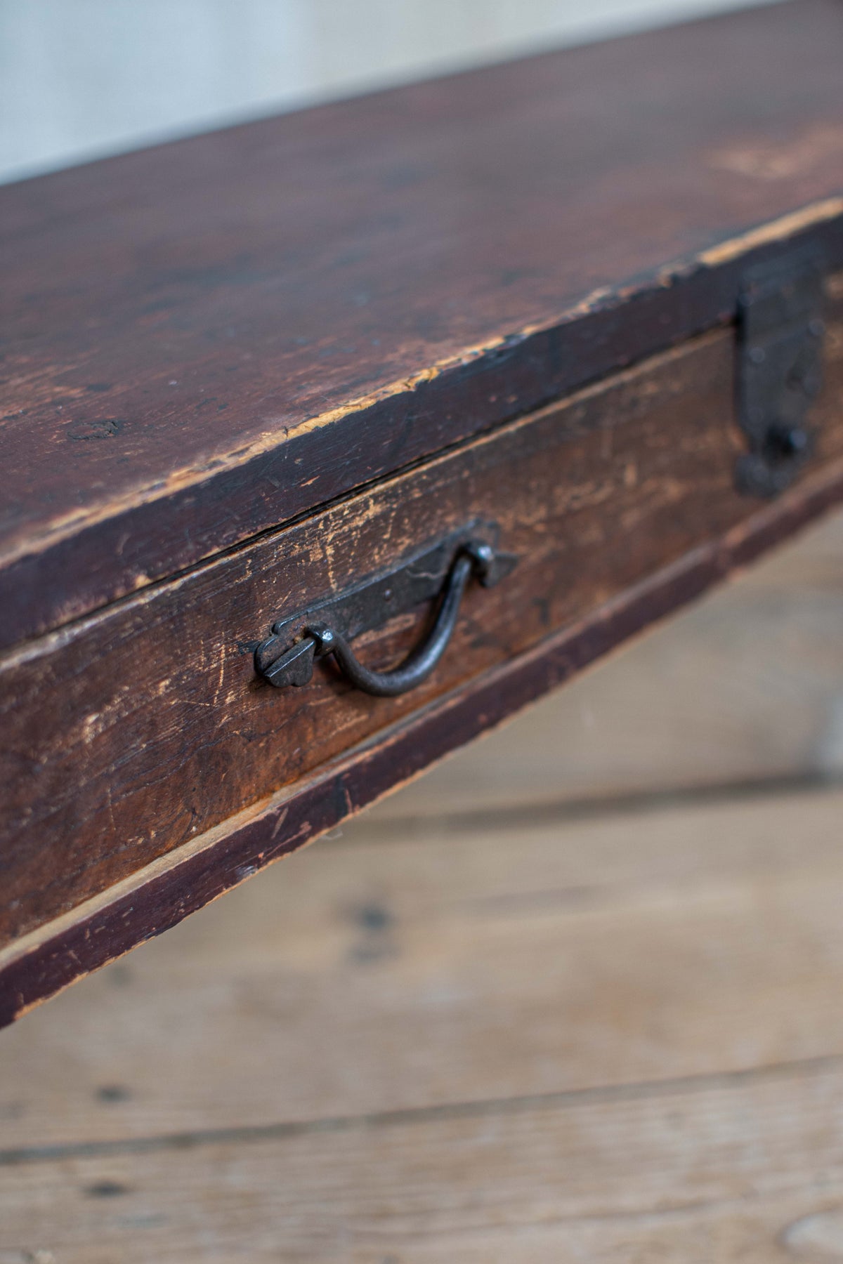 Antique Japanese Lacquered Writing Desk