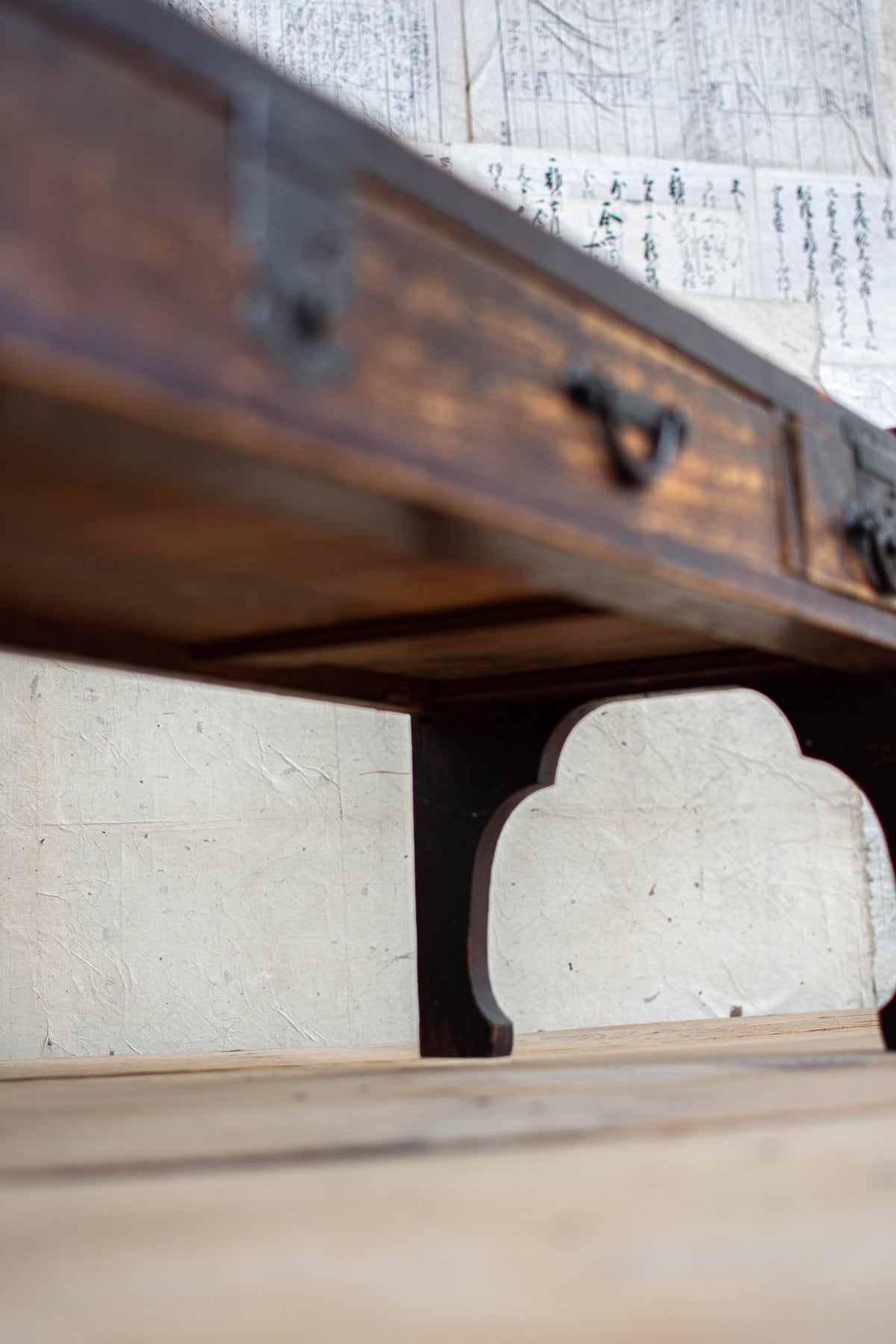 Antique Japanese Lacquered Writing Desk