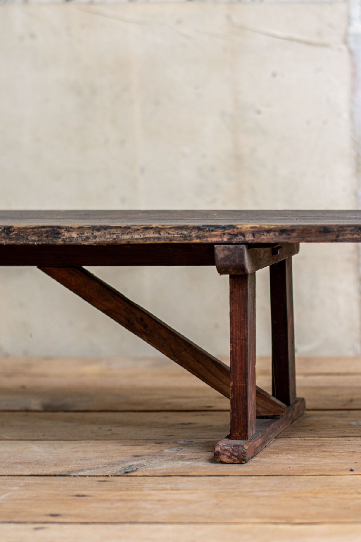 C1900 Antique Japanese Low Bench / Writing Table, Meiji Period