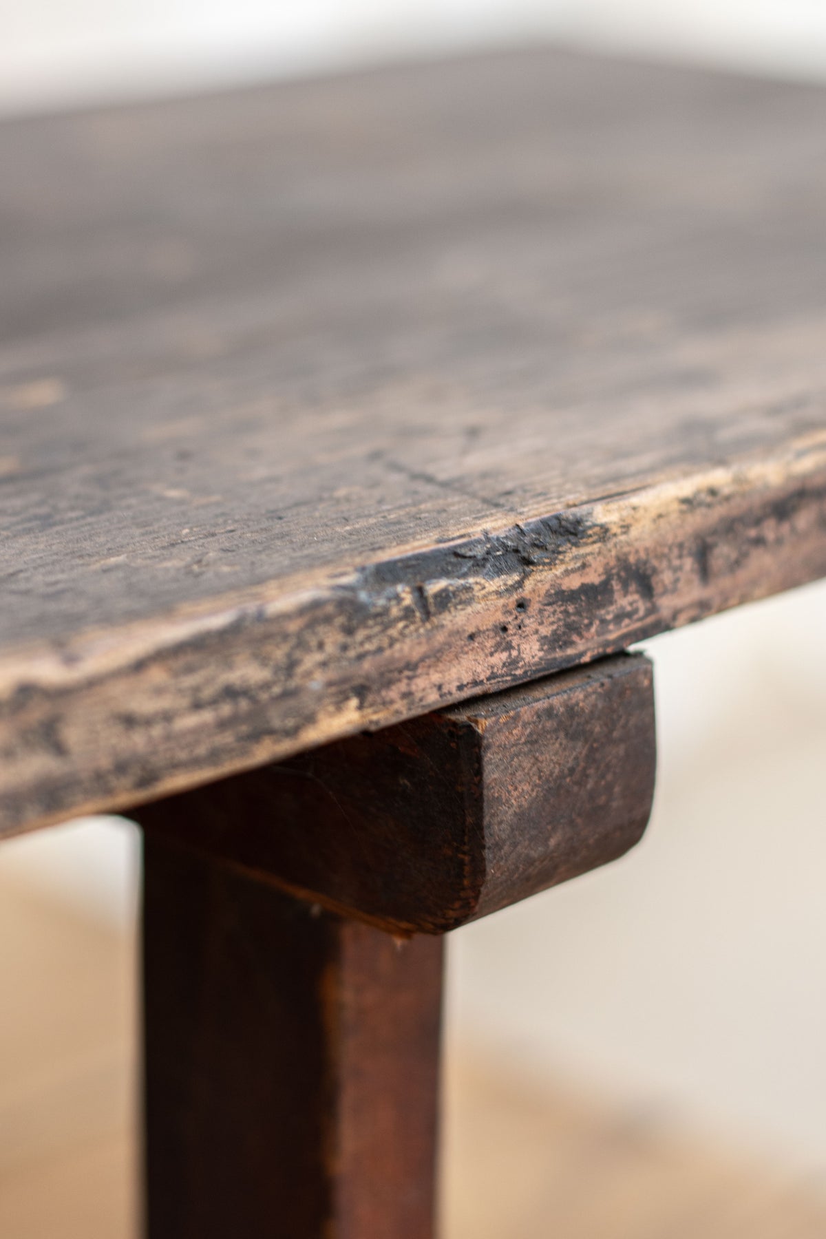 C1900 Antique Japanese Low Bench / Writing Table, Meiji Period