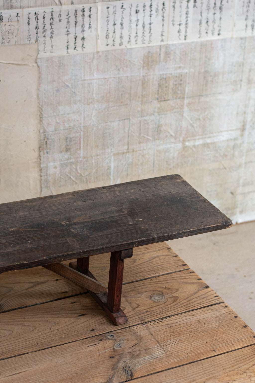 C1900 Antique Japanese Low Bench / Writing Table, Meiji Period