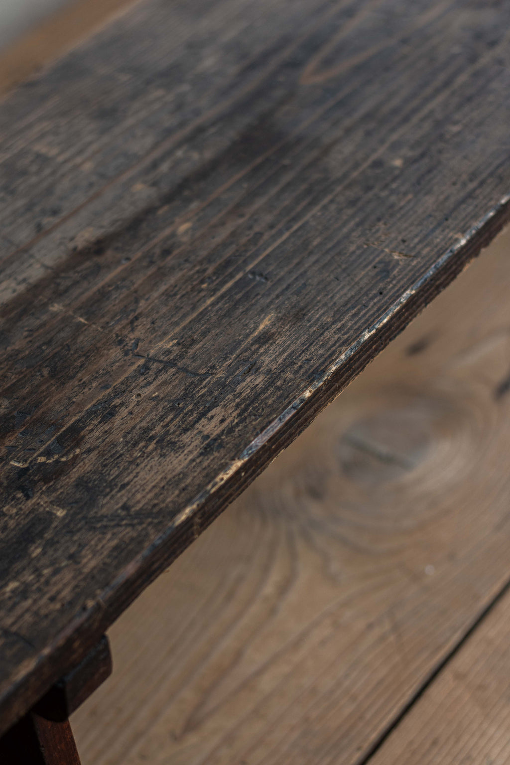 C1900 Antique Japanese Low Bench / Writing Table, Meiji Period