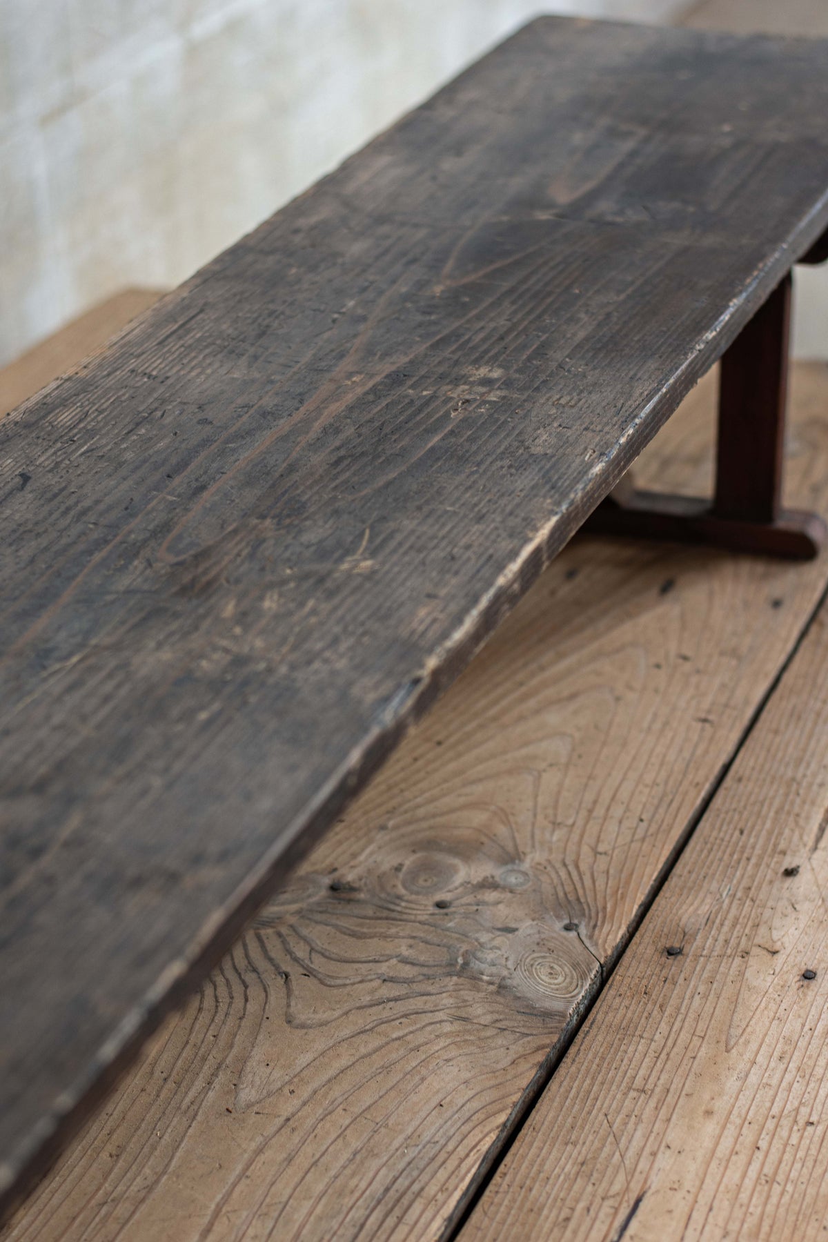 C1900 Antique Japanese Low Bench / Writing Table, Meiji Period