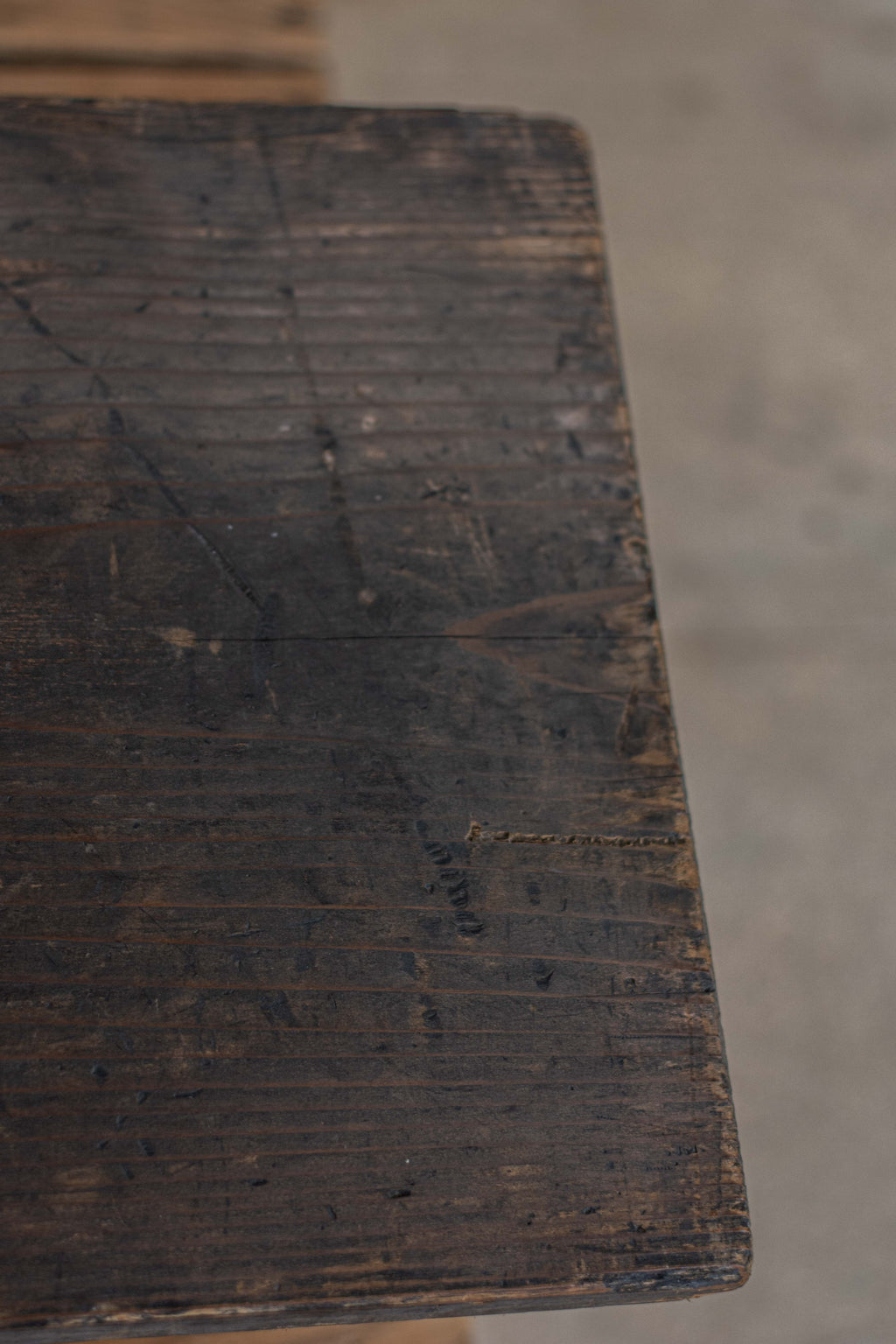 C1900 Antique Japanese Low Bench / Writing Table, Meiji Period