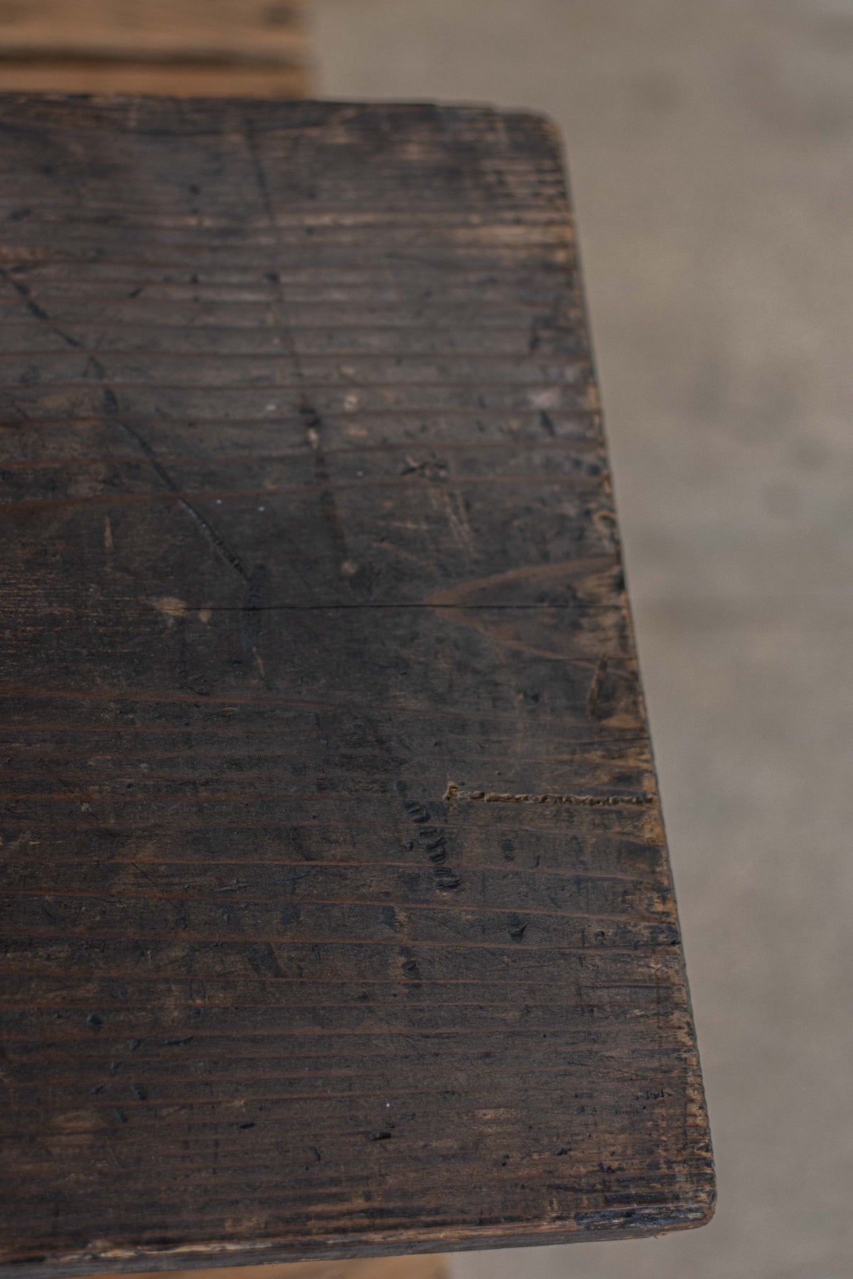C1900 Antique Japanese Low Bench / Writing Table, Meiji Period