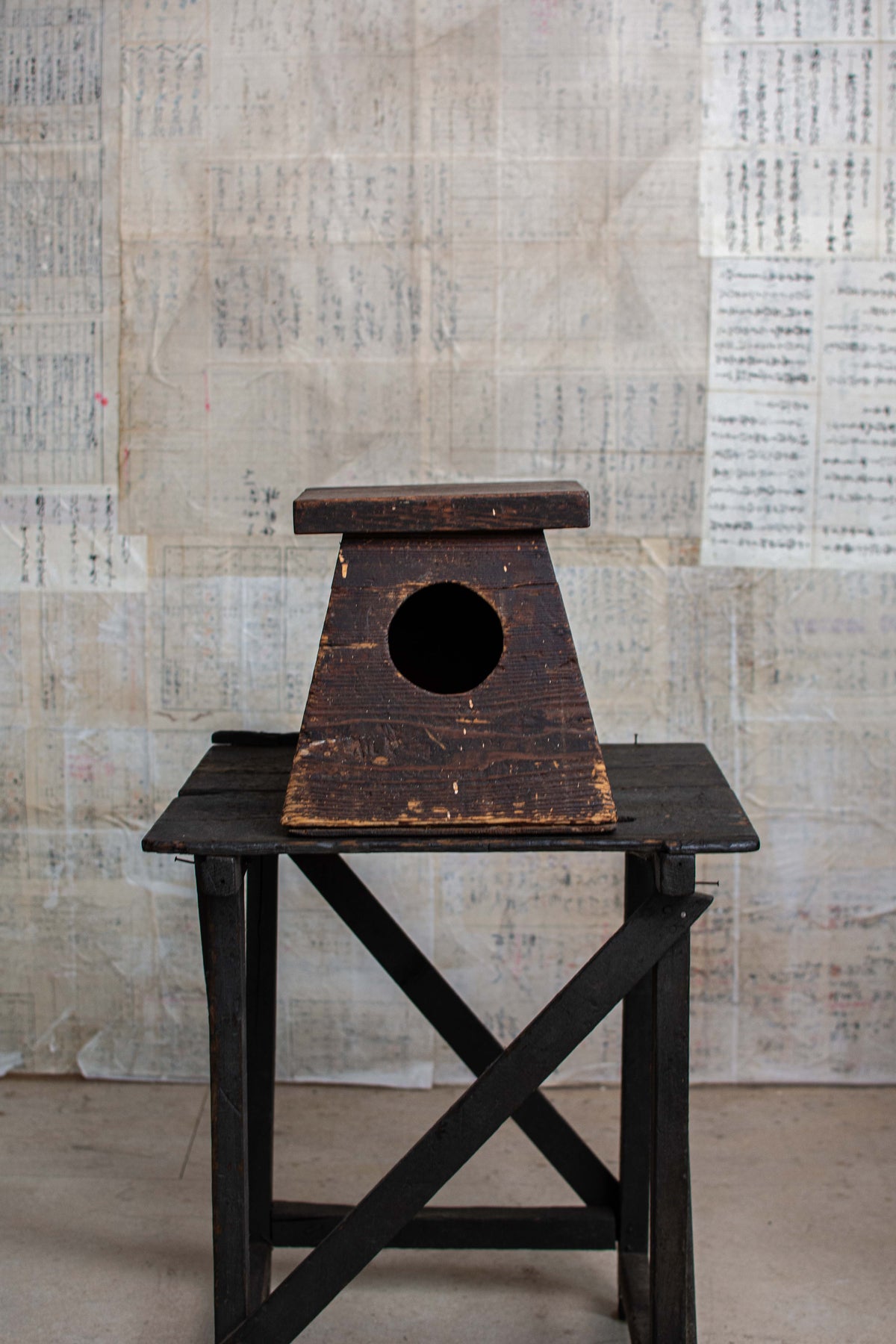Early 20C Antique Street Vendor's Stool