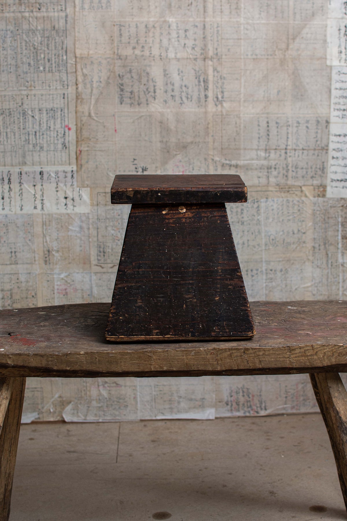 Early 20C Antique Street Vendor's Stool