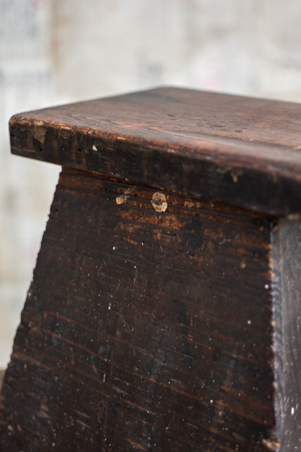 Early 20C Antique Street Vendor's Stool