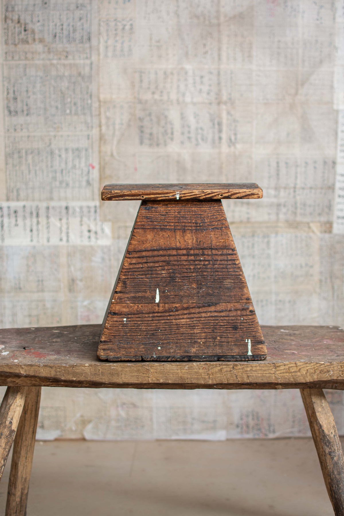 Early 20C Antique Street Vendor's Stool