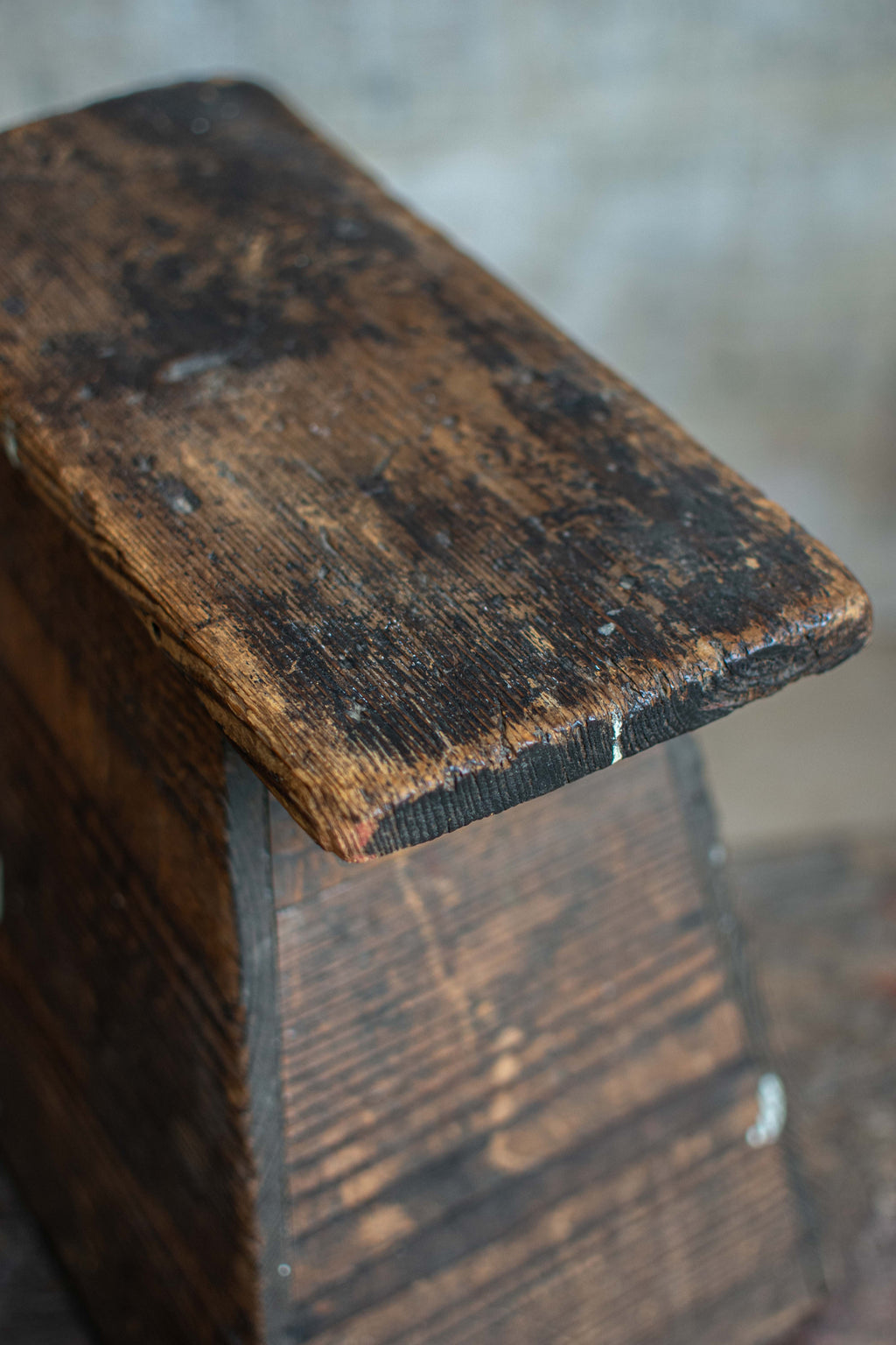 Early 20C Antique Street Vendor's Stool