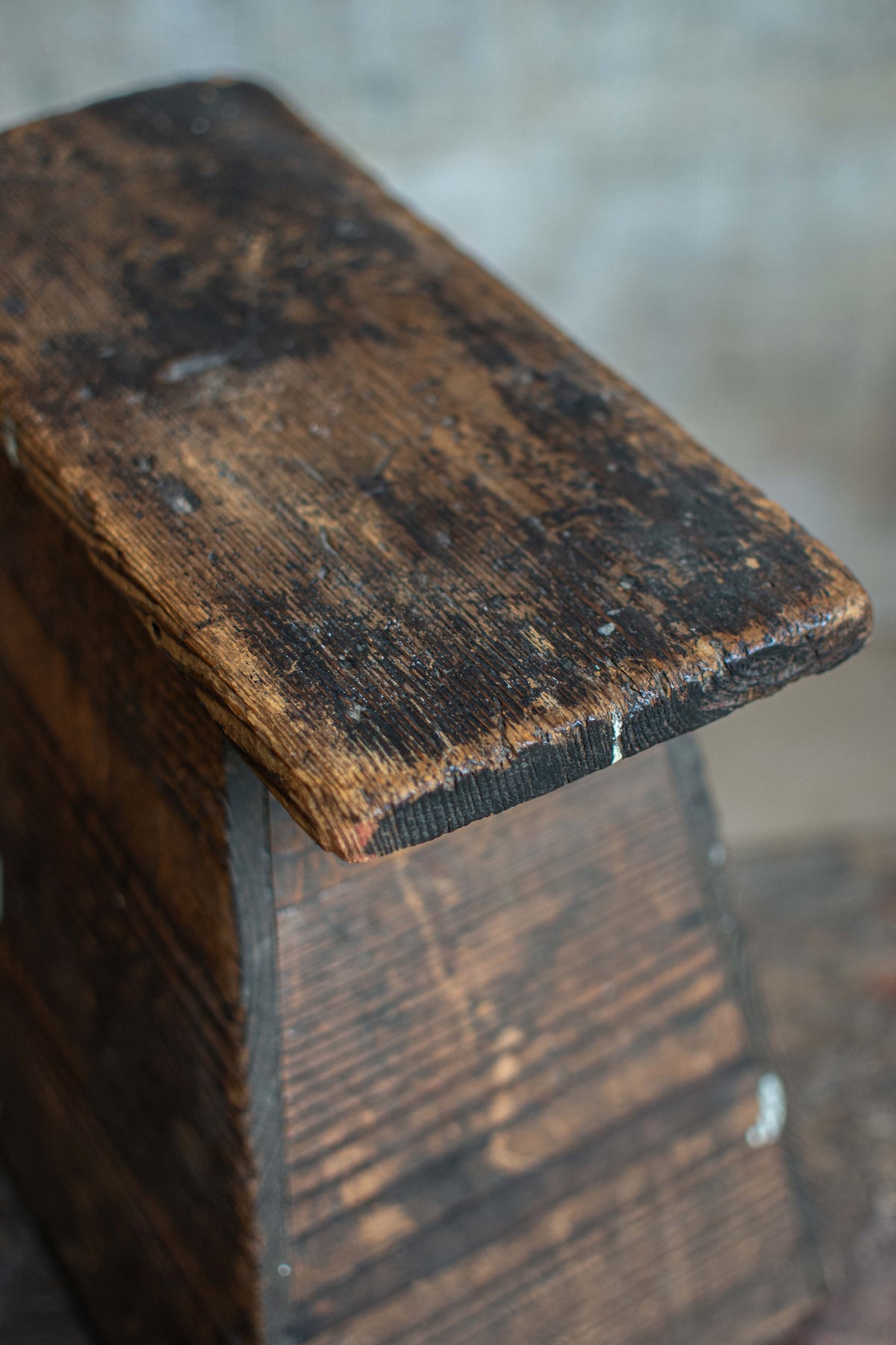 Early 20C Antique Street Vendor's Stool