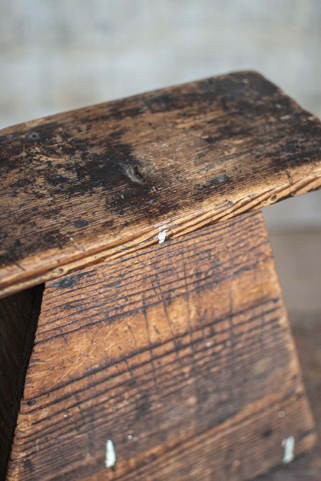 Early 20C Antique Street Vendor's Stool