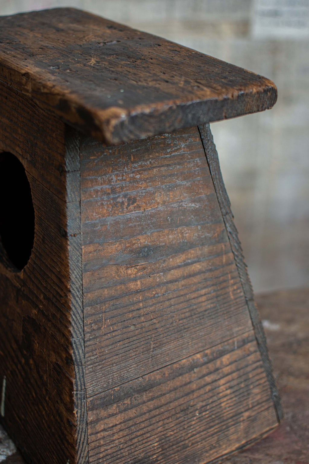 Early 20C Antique Street Vendor's Stool