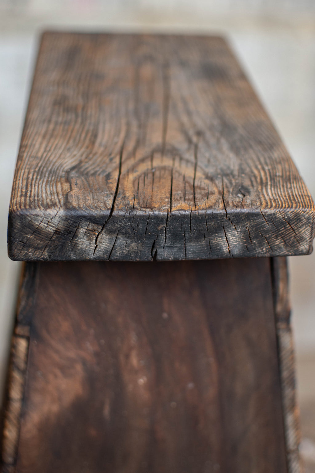Early 20C Antique Street Vendor's Stool