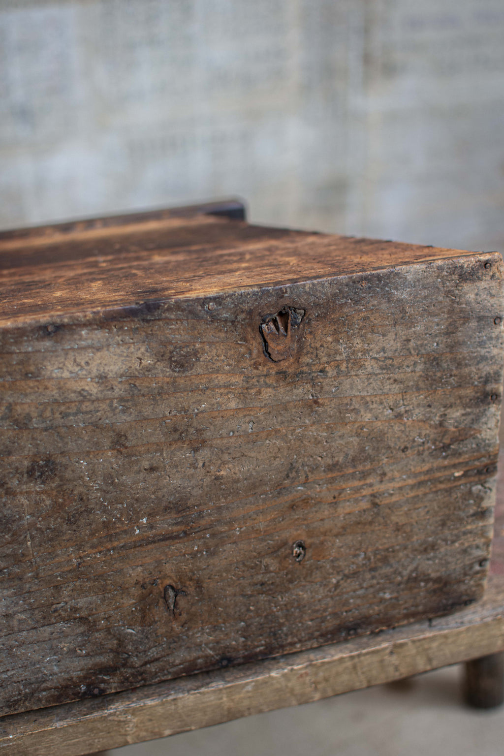 Early 20C Antique Street Vendor's Stool