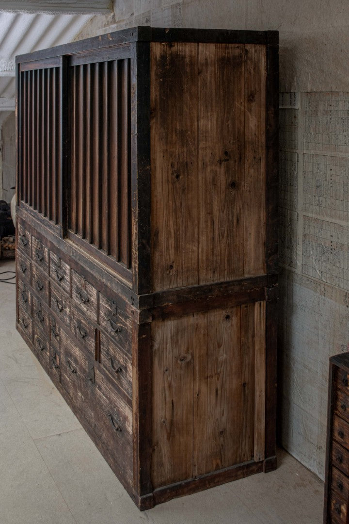 19C Antique Japanese Mizuya Tansu - Merchant’s Chest
