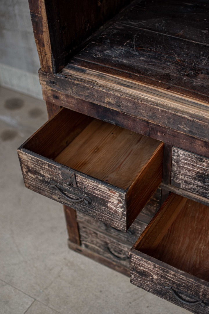 19C Antique Japanese Mizuya Tansu - Merchant’s Chest
