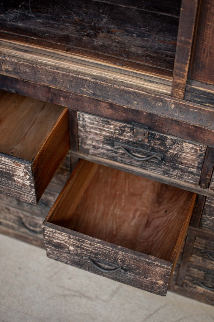 19C Antique Japanese Mizuya Tansu - Merchant’s Chest
