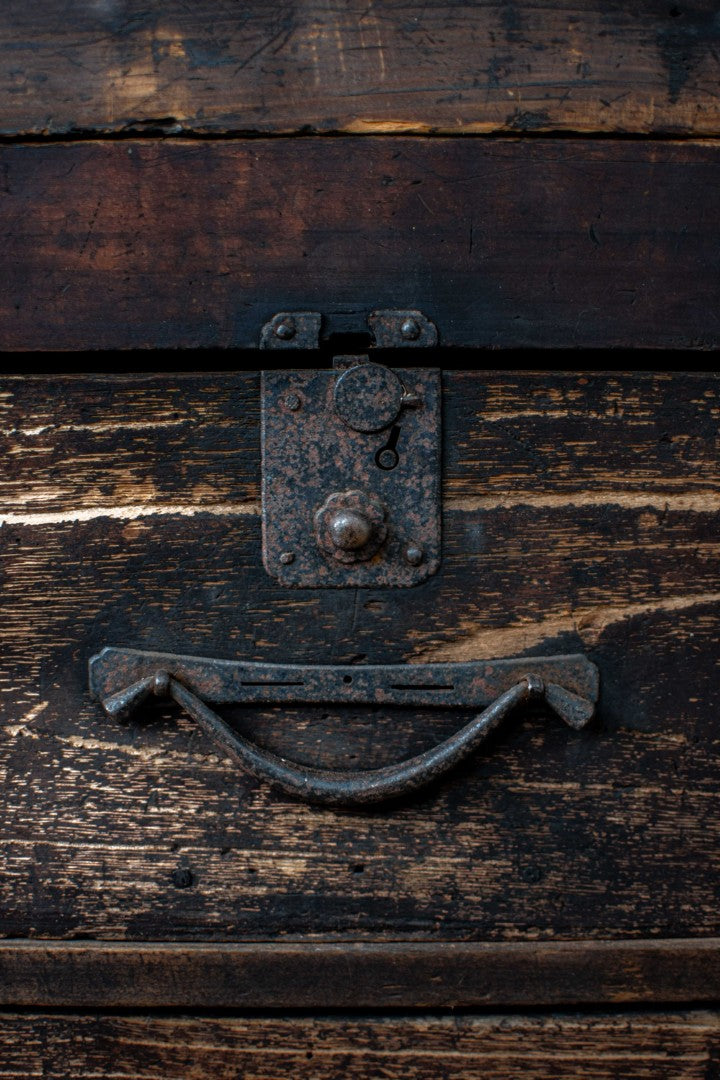 19C Antique Japanese Mizuya Tansu - Merchant’s Chest