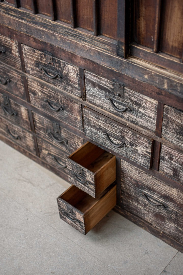 19C Antique Japanese Mizuya Tansu - Merchant’s Chest