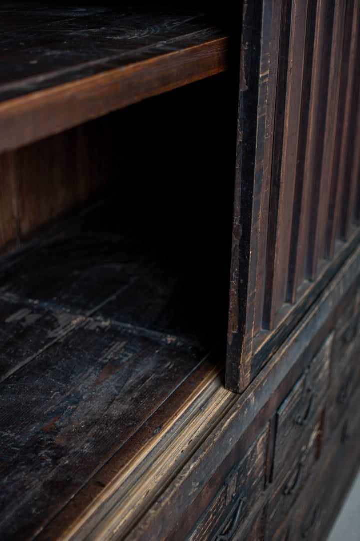 19C Antique Japanese Mizuya Tansu - Merchant’s Chest