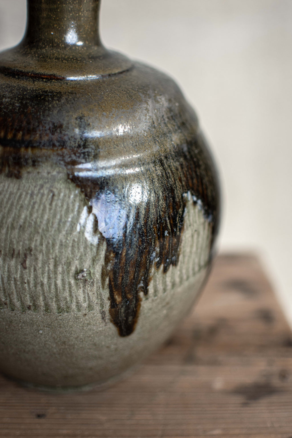 Antique Japanese Sake Bottle
