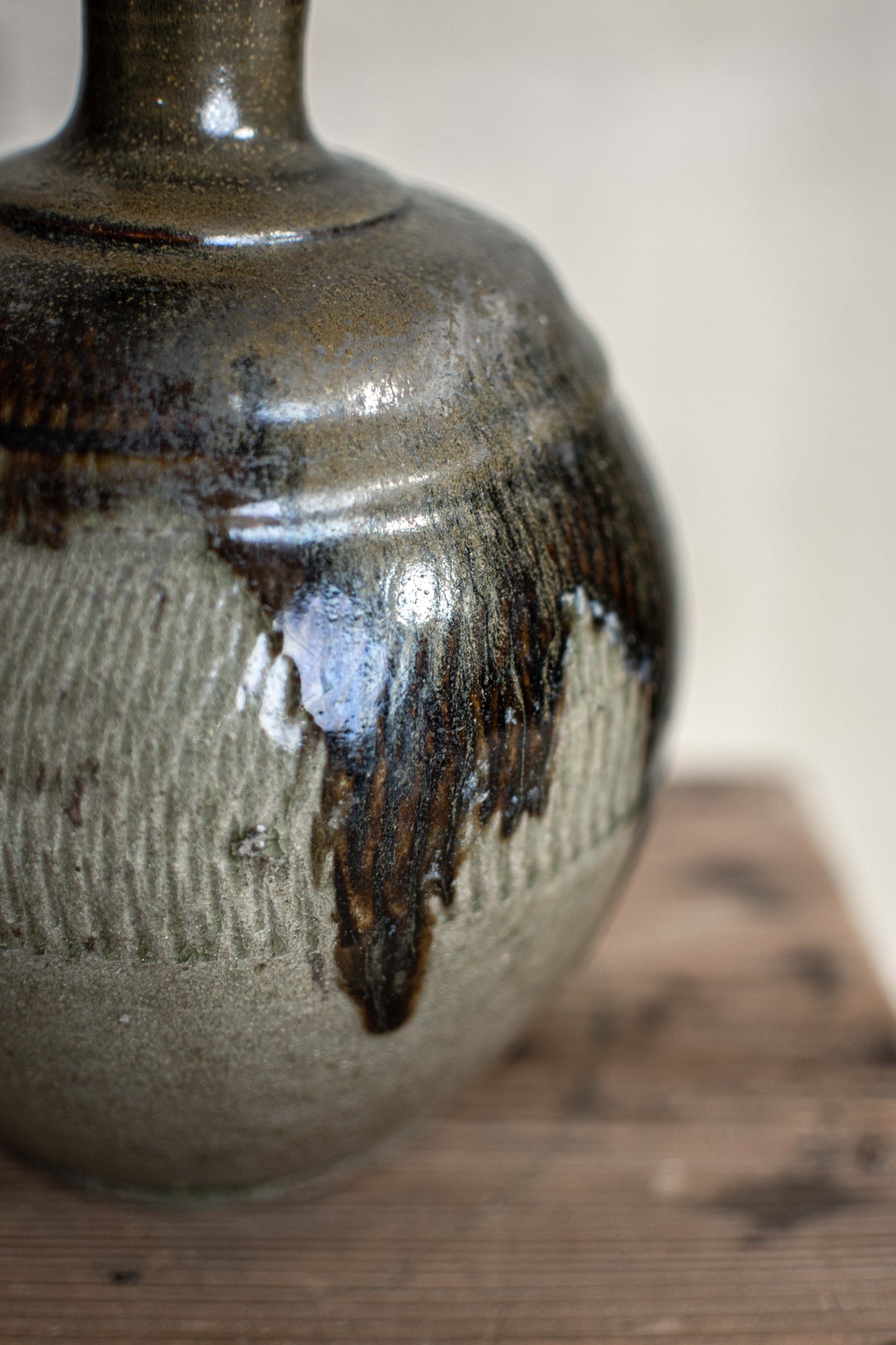 Antique Japanese Sake Bottle
