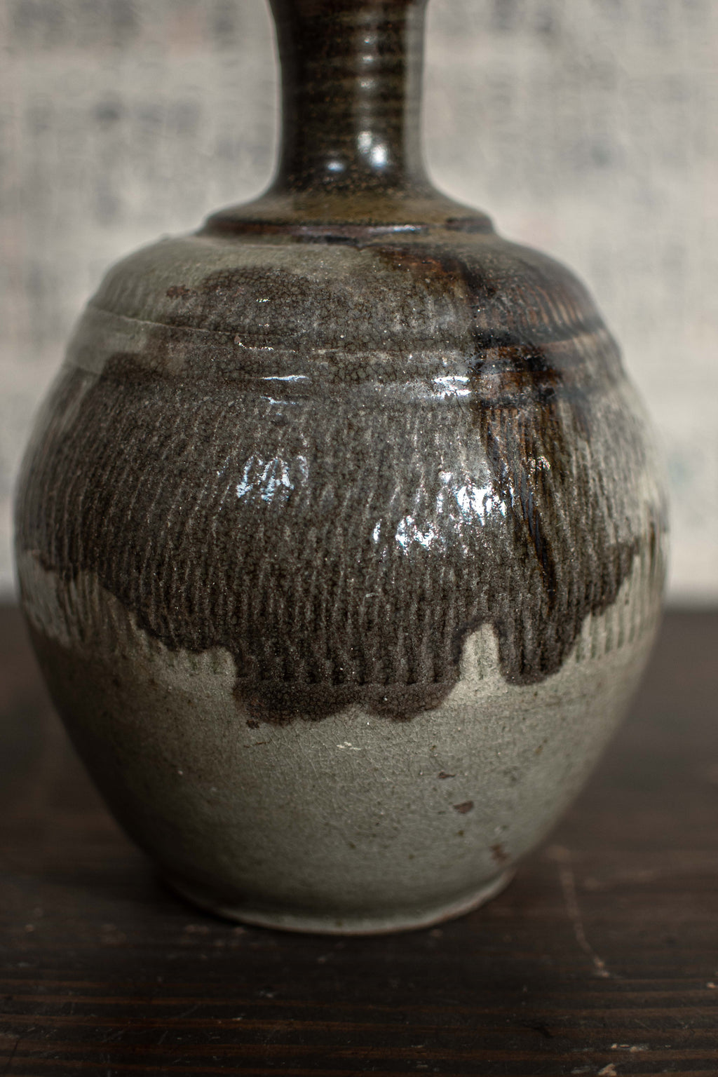 Antique Japanese Sake Bottle