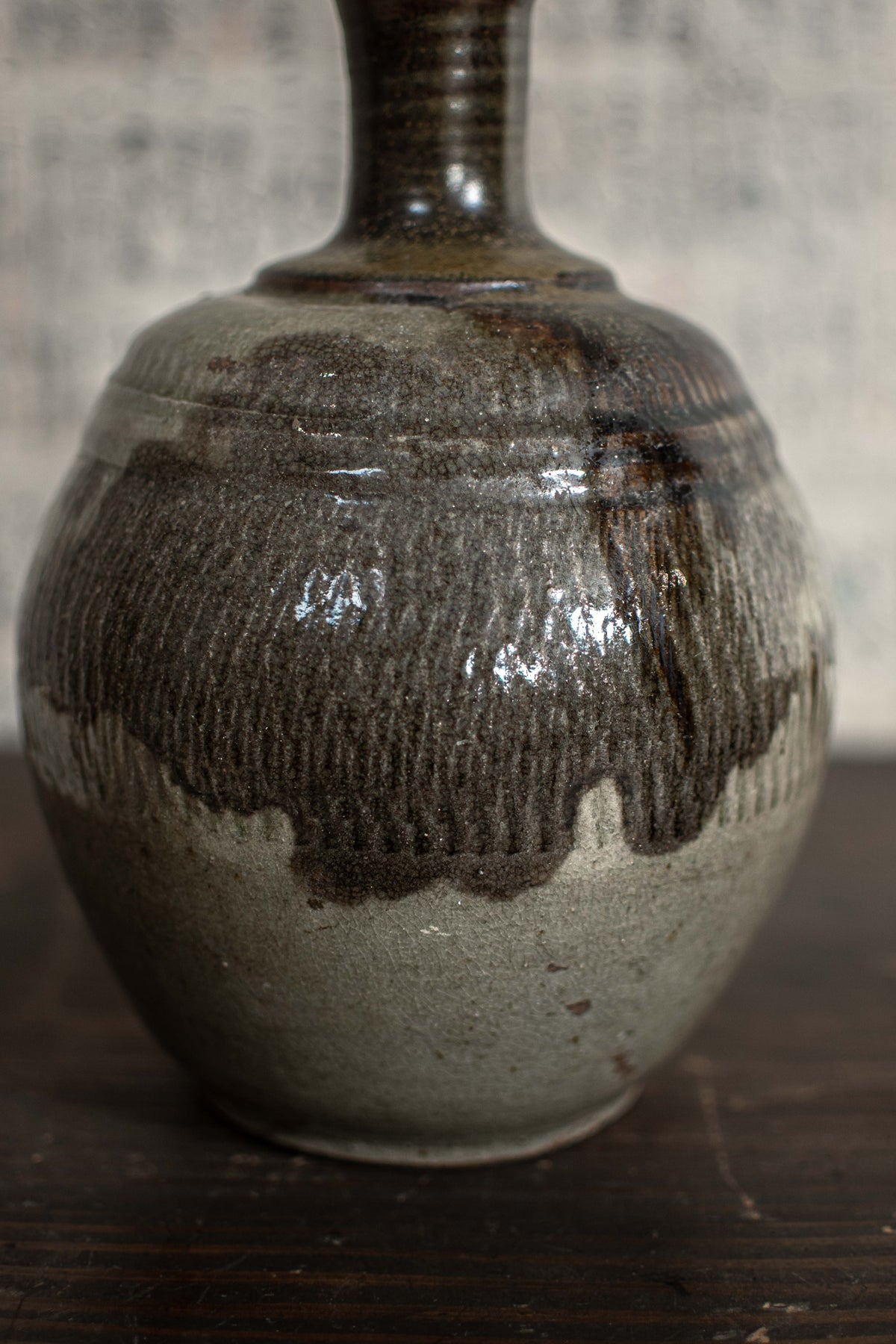Antique Japanese Sake Bottle