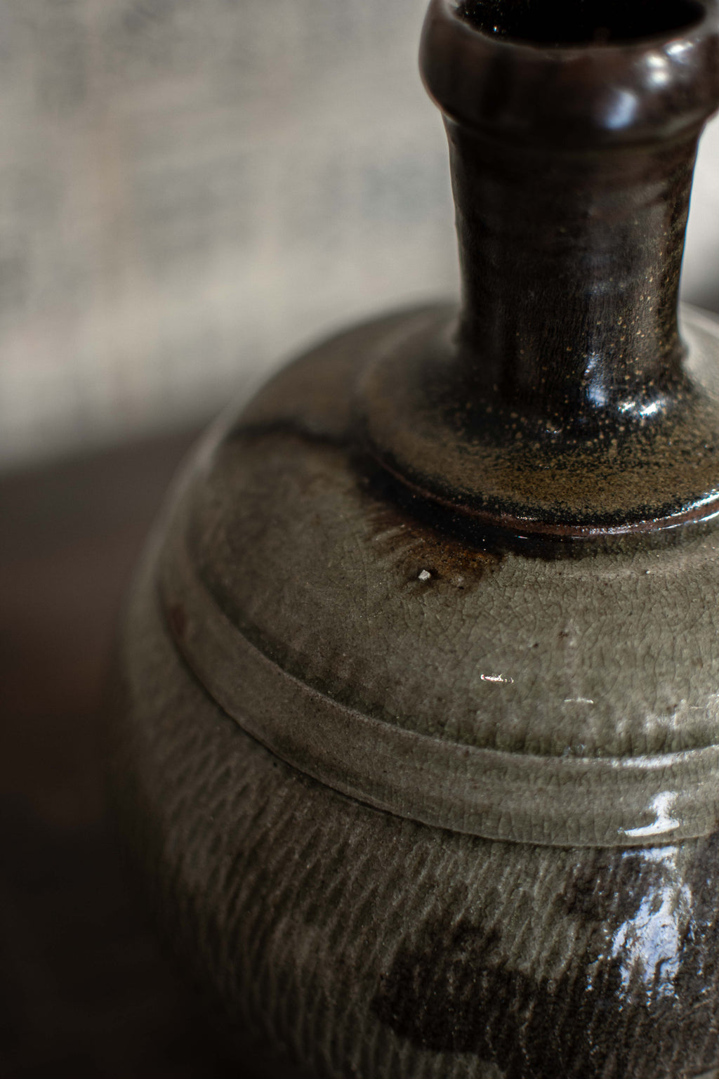 Antique Japanese Sake Bottle