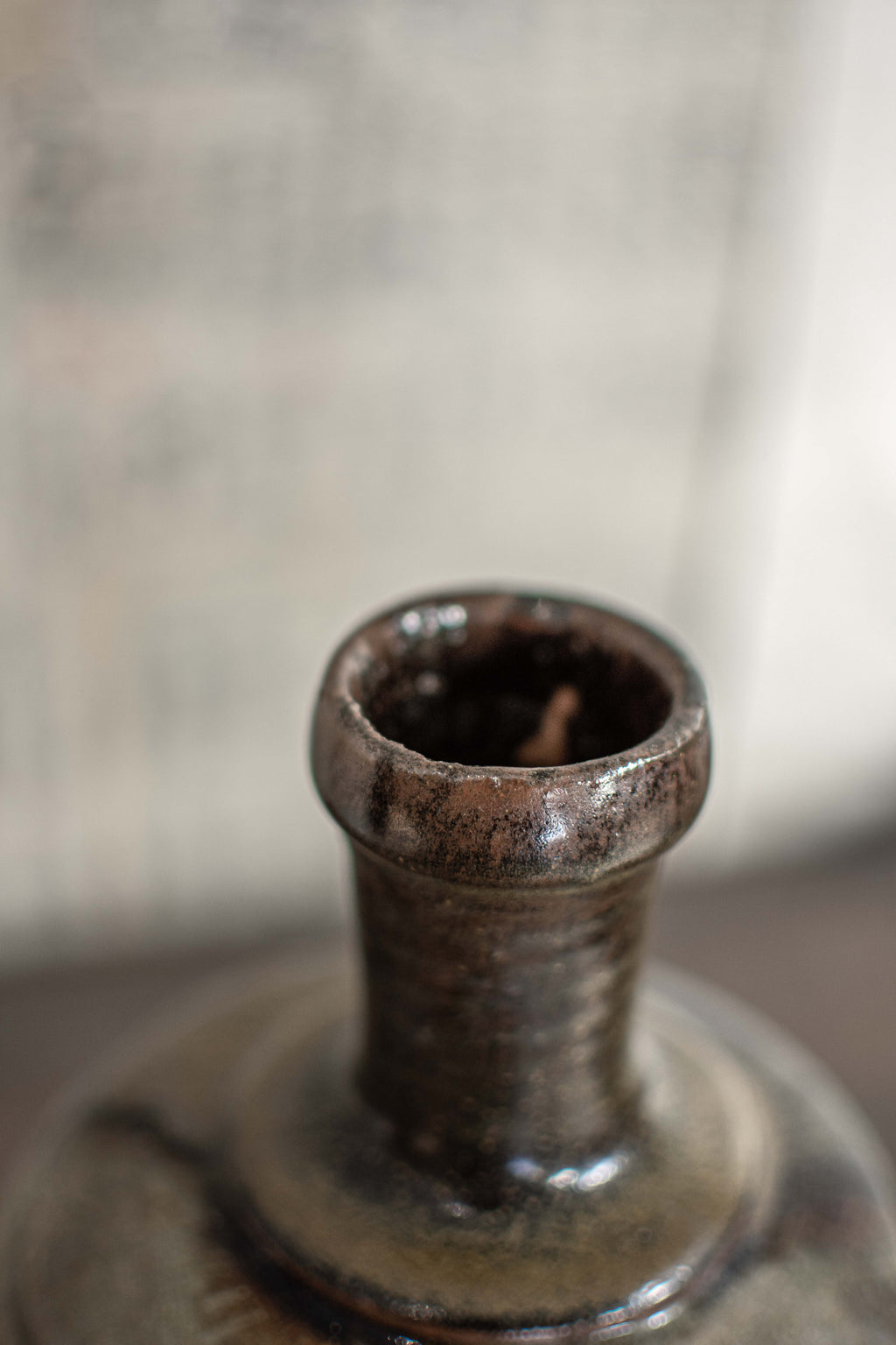 Antique Japanese Sake Bottle