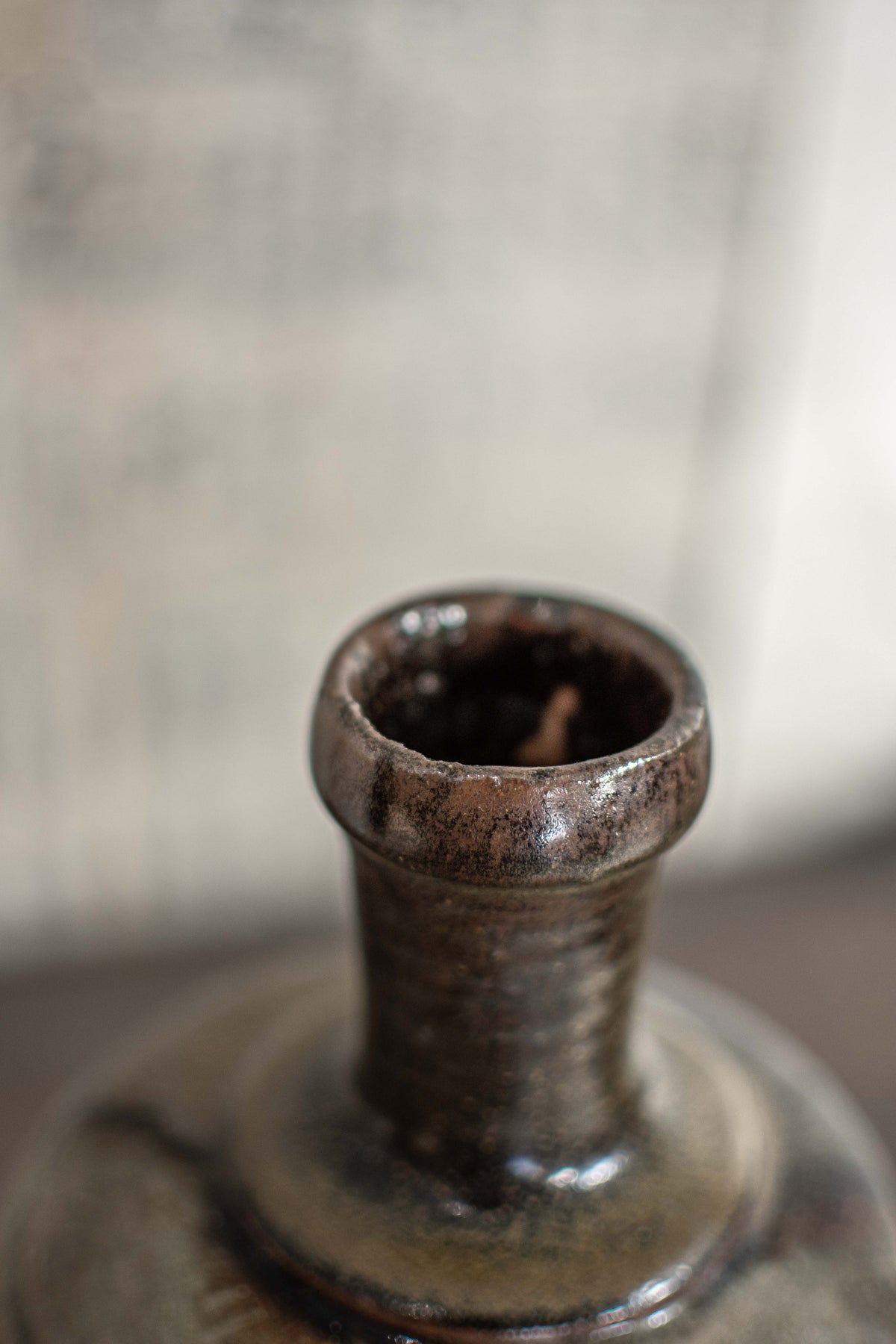Antique Japanese Sake Bottle
