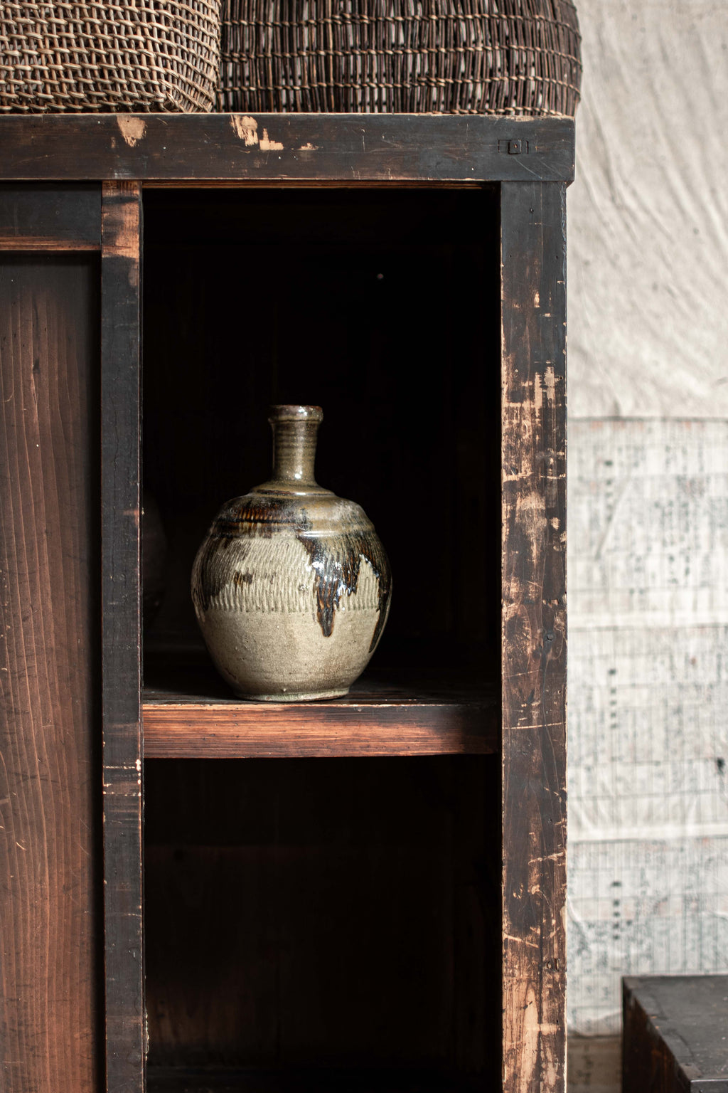 Antique Japanese Sake Bottle