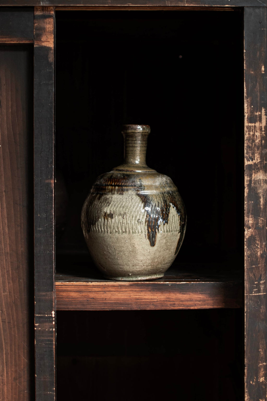 Antique Japanese Sake Bottle
