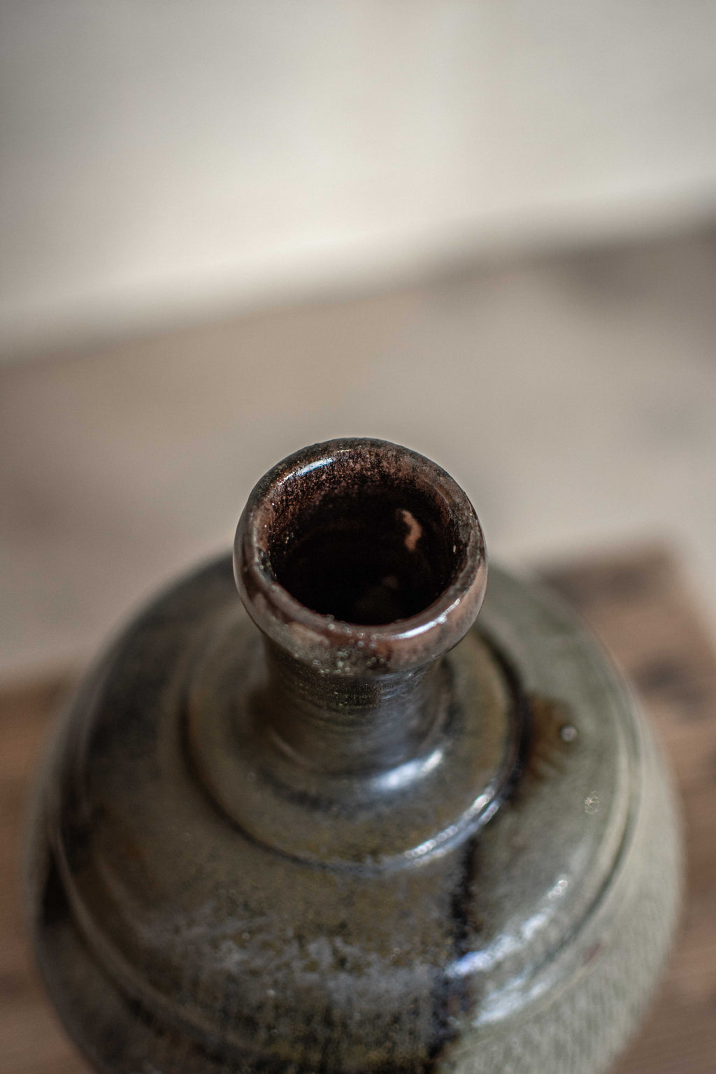 Antique Japanese Sake Bottle