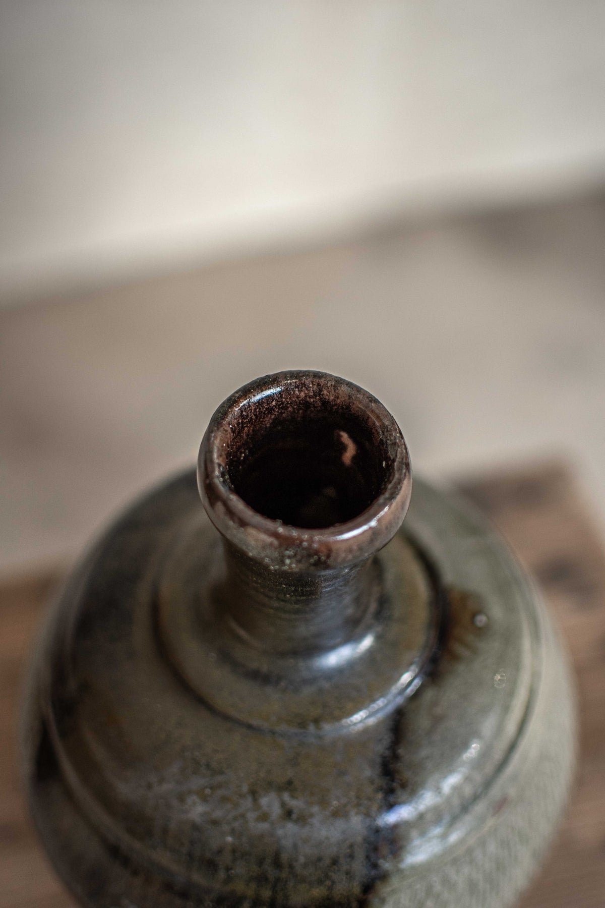 Antique Japanese Sake Bottle