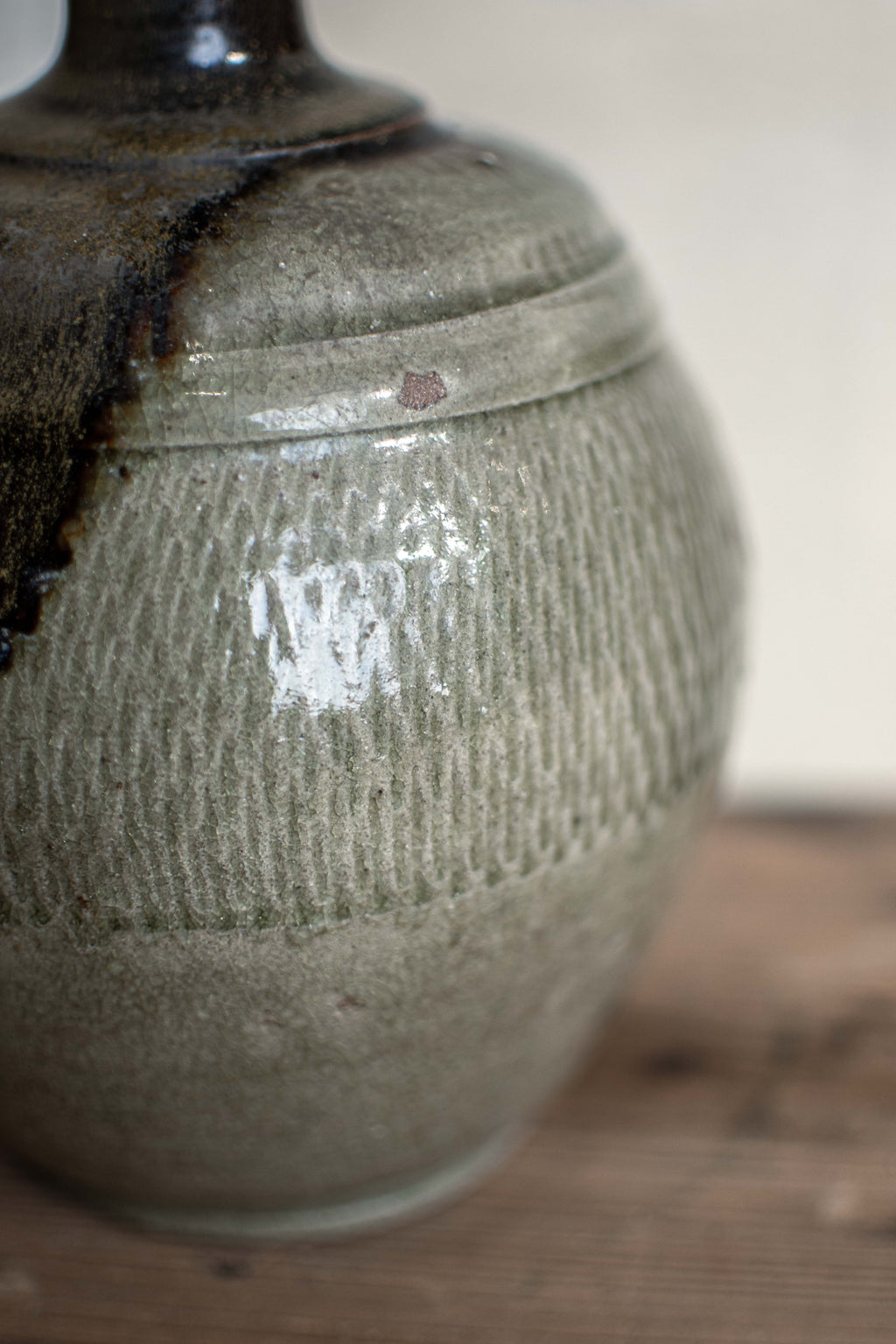 Antique Japanese Sake Bottle