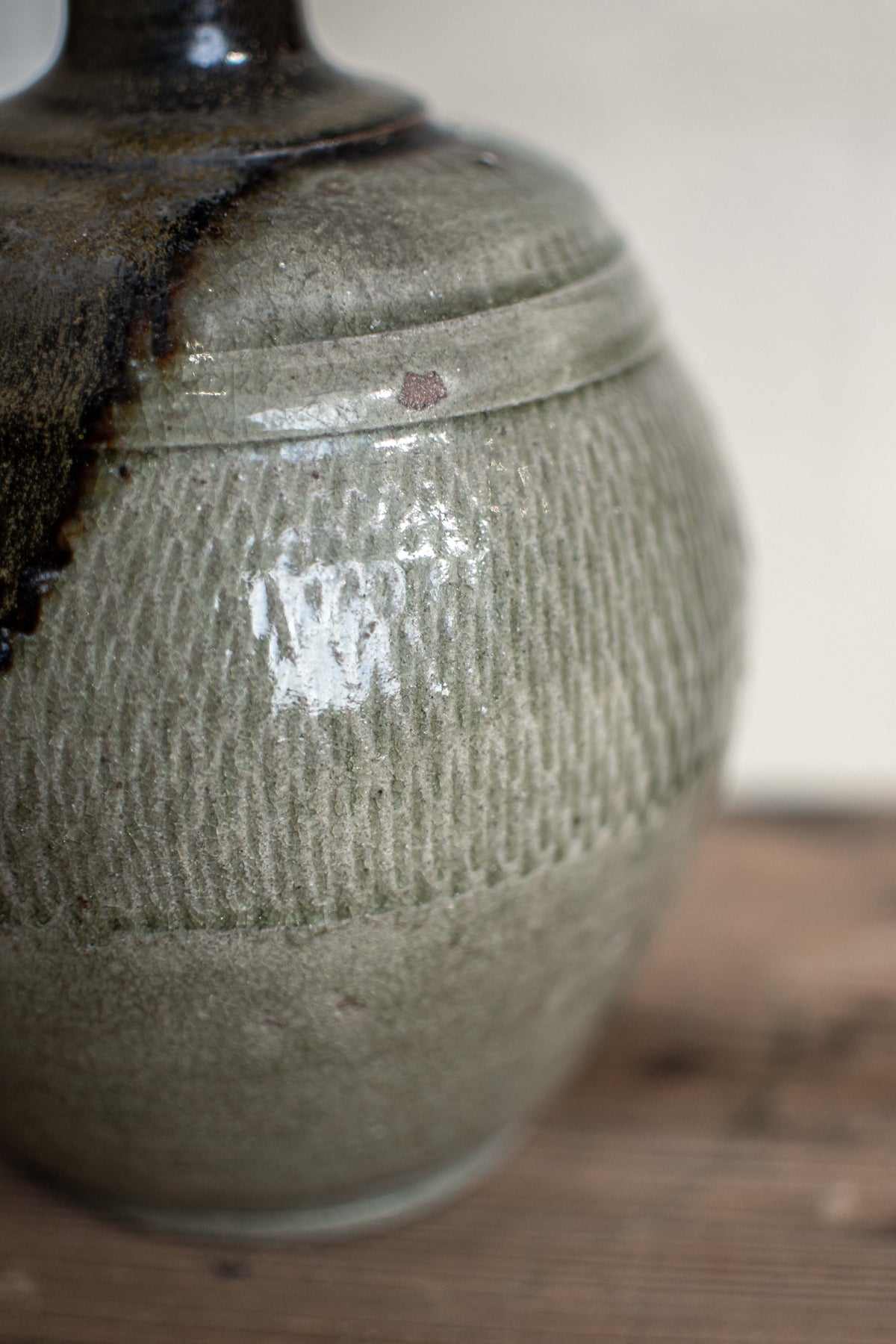 Antique Japanese Sake Bottle